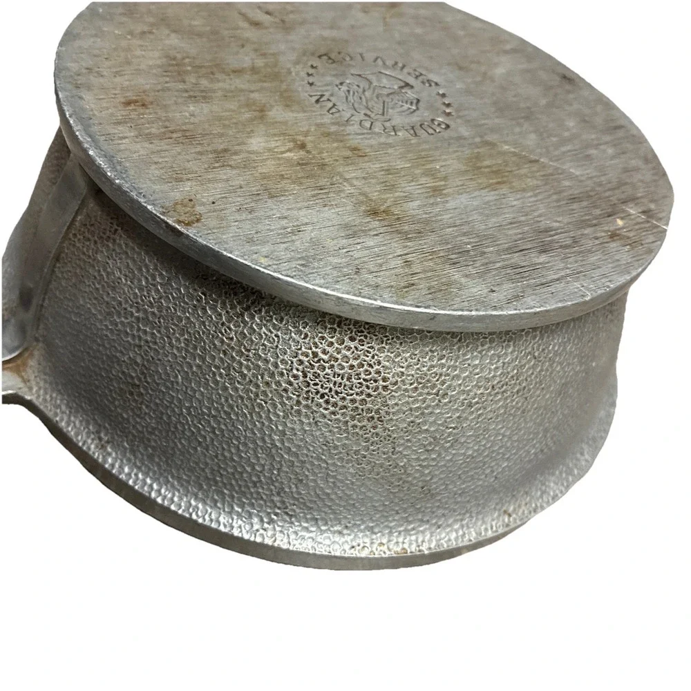Vintage Guardian‎ Service Cookware Casserole Pot Hammered Aluminum  6.75